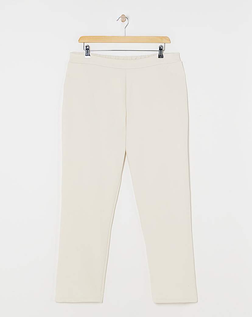 Julipa Pure Cotton Twill Joggers Cream Julipa …