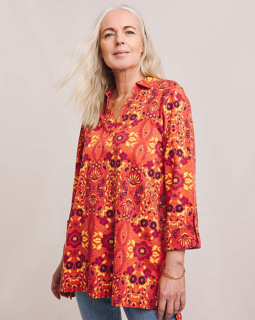 Julipa Pure Cotton Jersey Shirt Tunic