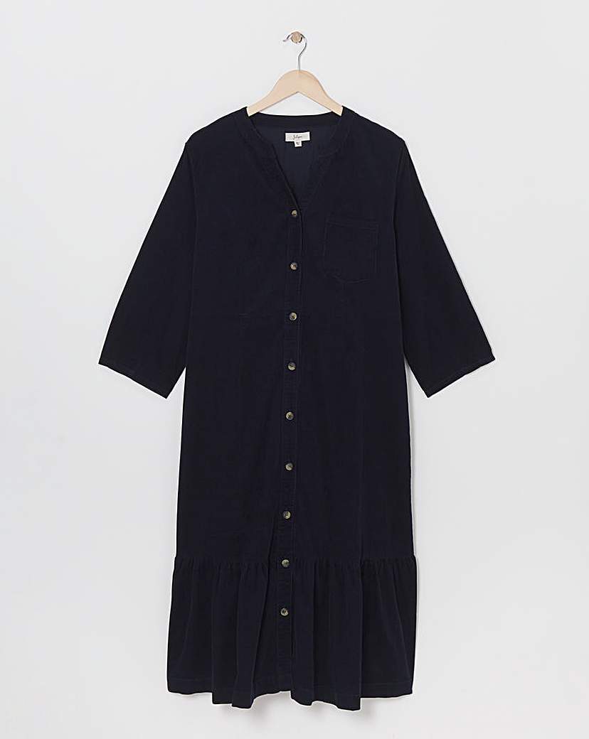 Julipa Pure Cotton Cord Midi Dress