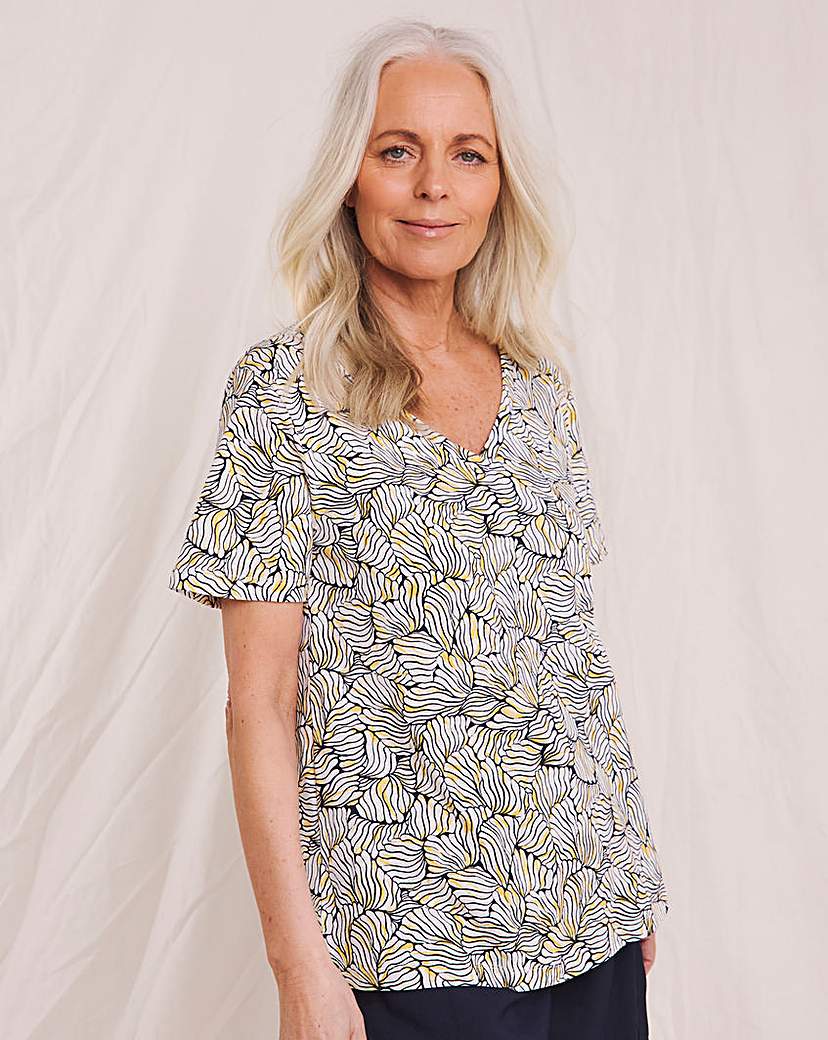 Julipa Pure Cotton V Neck T-Shirt