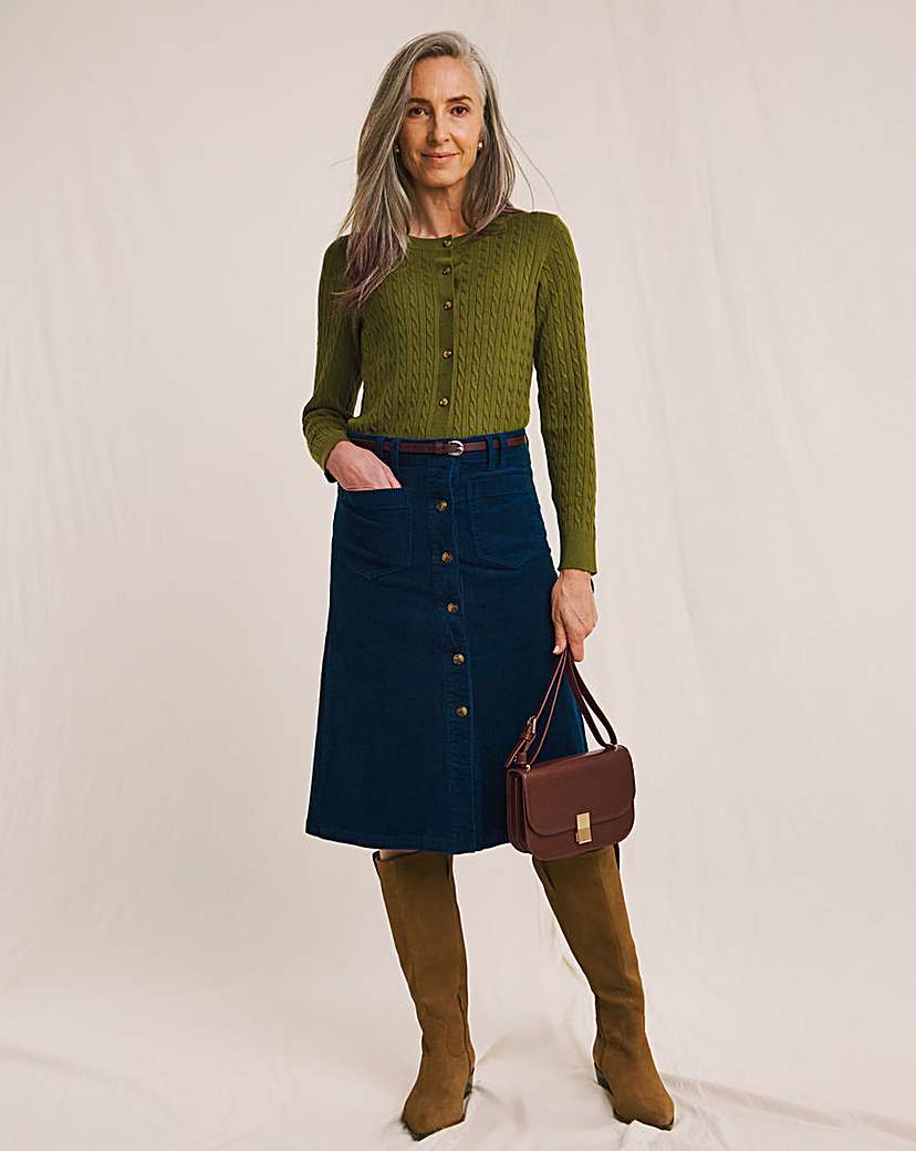 New In - Julipa Pure Cotton Cord Skirt