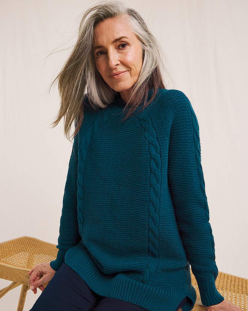 New In - Julipa Cable Longline Jumper