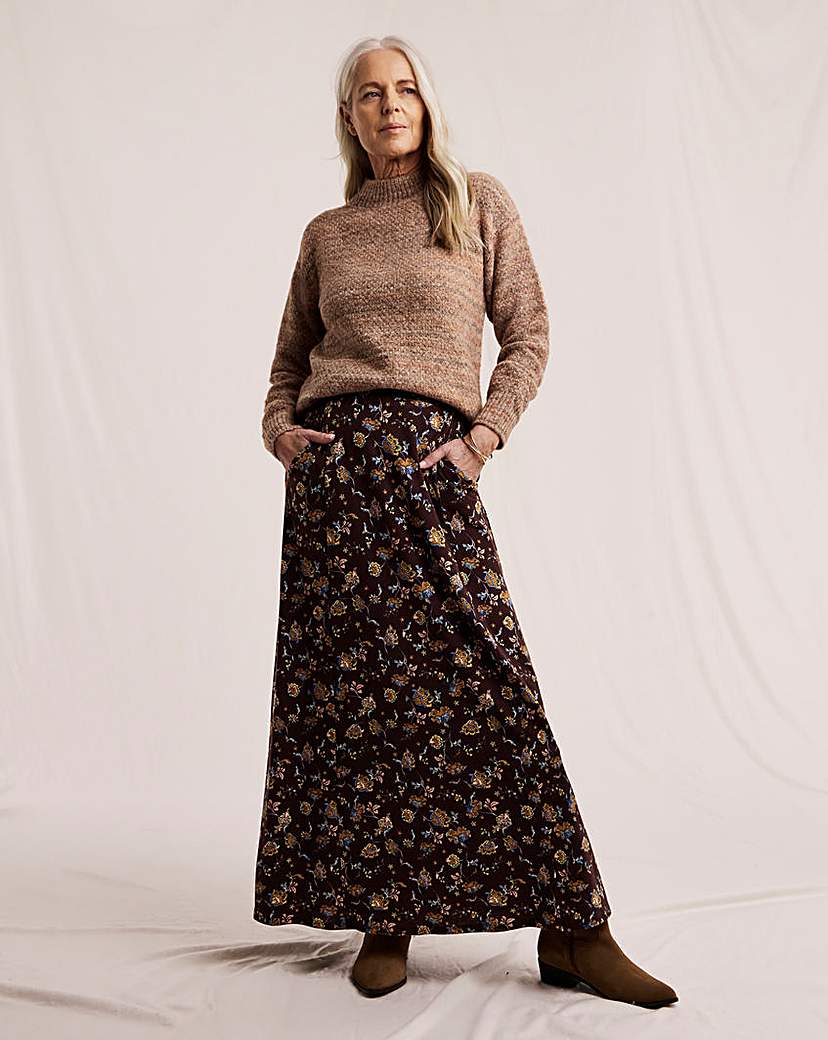 New In - Julipa Printed Jersey Midi Skirt