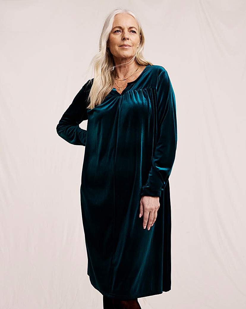 New In - Julipa Velvet Shift Dress