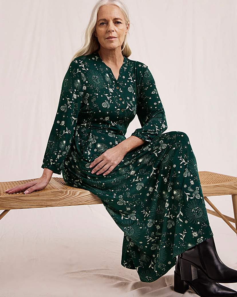 New In - Julipa Printed Jersey Midi Dress
