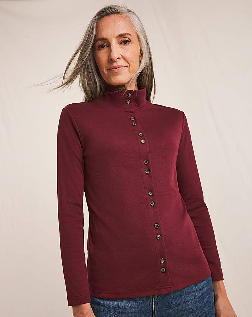 New In - Julipa Button Through Jersey Cardigan