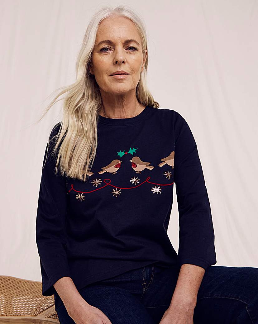 New In - Julipa Pure Cotton Christmas T-Shirt