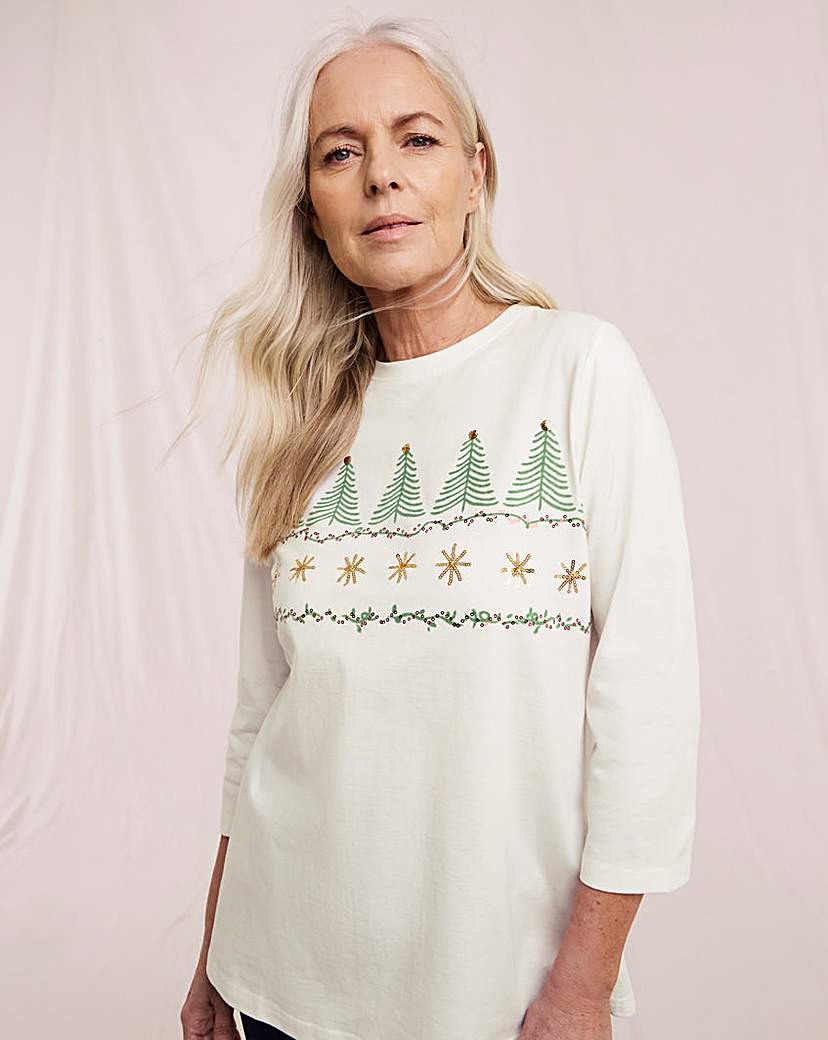 New In - Julipa Pure Cotton Christmas T-Shirt