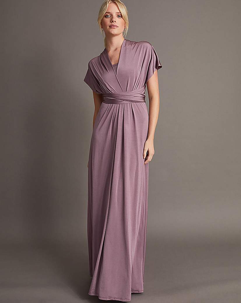 Monsoon Thea Twist Me Tie Maxi Dress