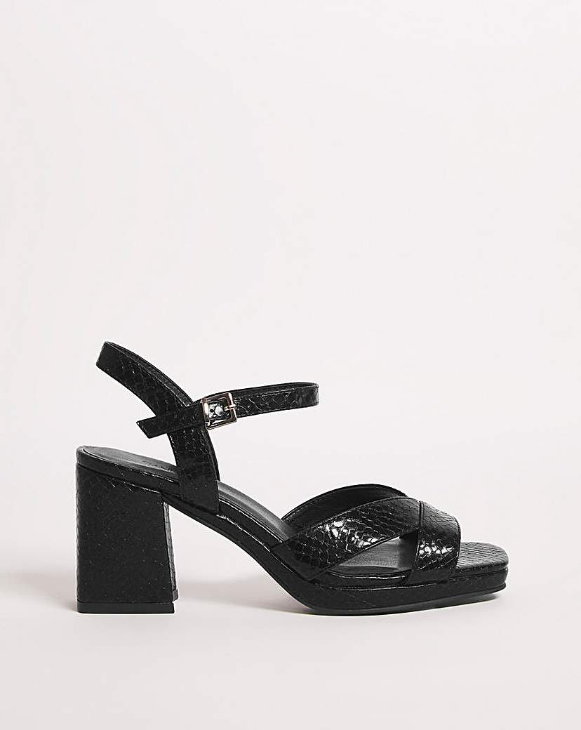 Joanna Hope Crossover Sandal E Fit