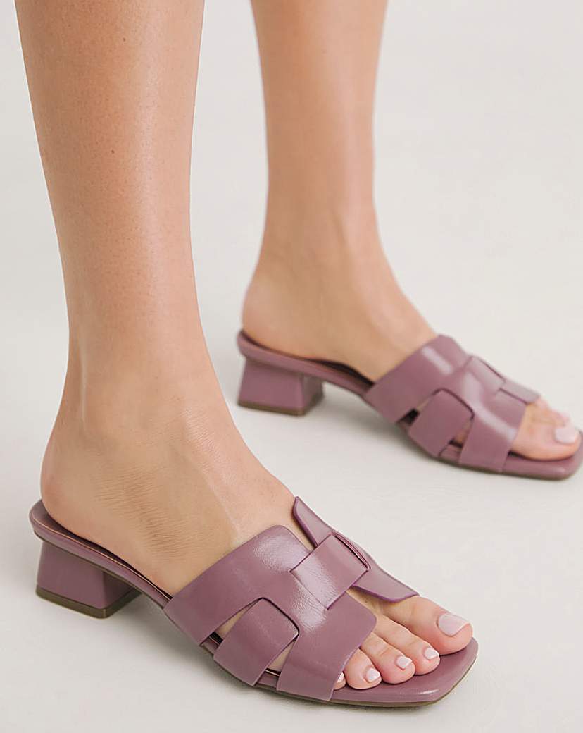 Woven Mule Sandals E Fit