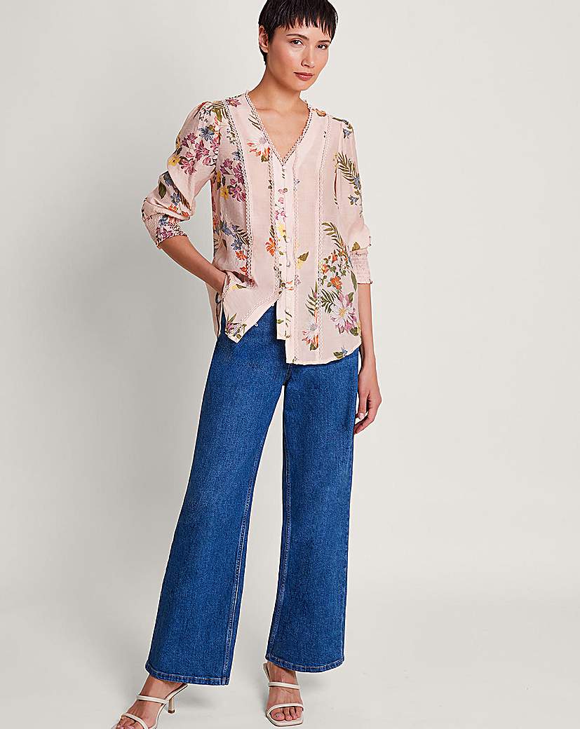 Monsoon Jaquetta Floral Blouse