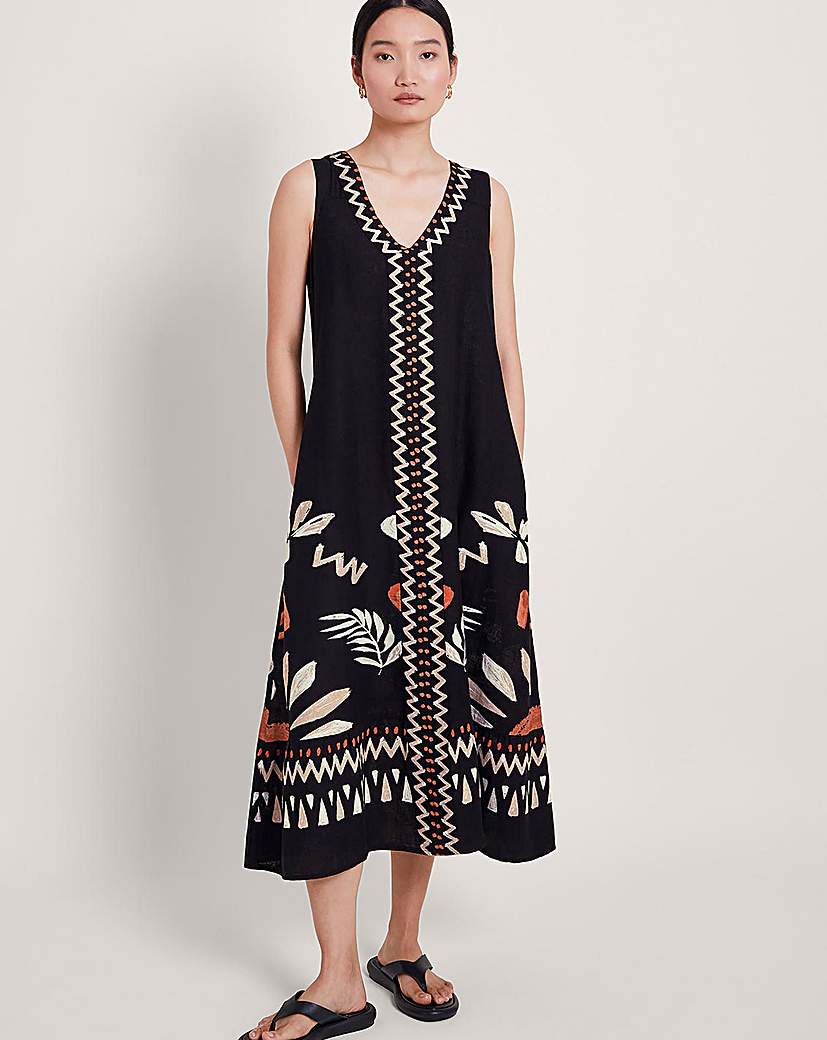 Monsoon Carlotta Midi Dress