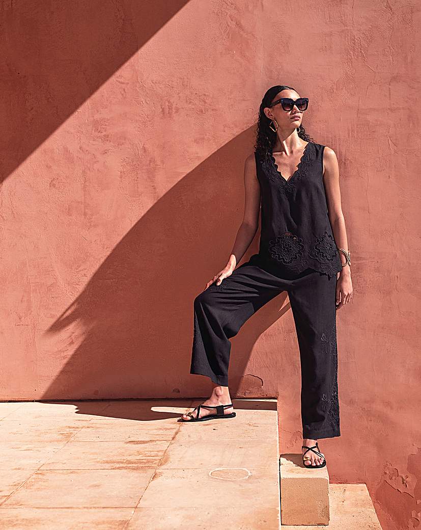 Monsoon Cara Cutwork Trousers