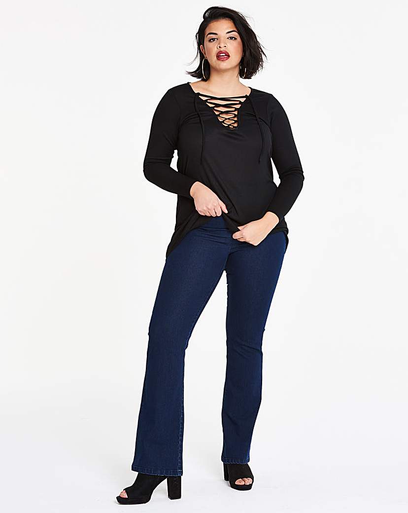 Image of Petite Bootcut Pull-On Jeggings