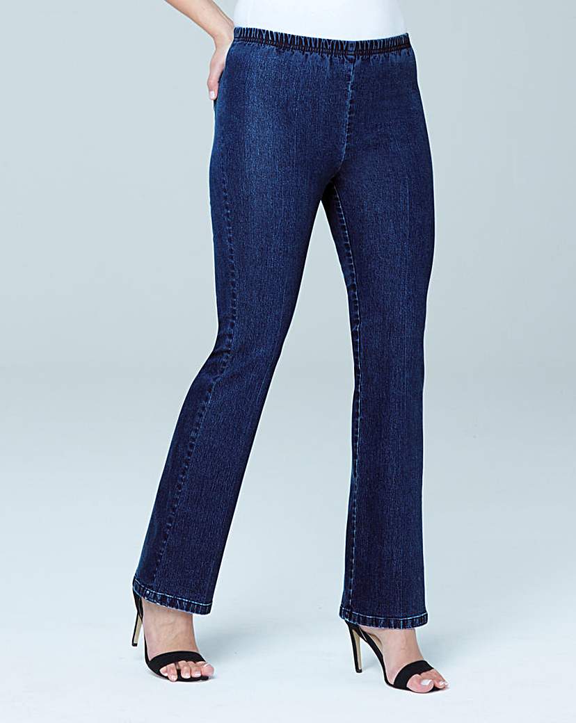 Image of Petite Bootcut Pull-On Jeggings