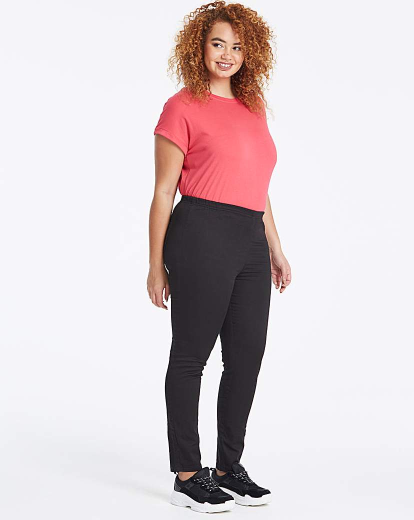 Image of Petite Pull On Slim-Leg Jeggings