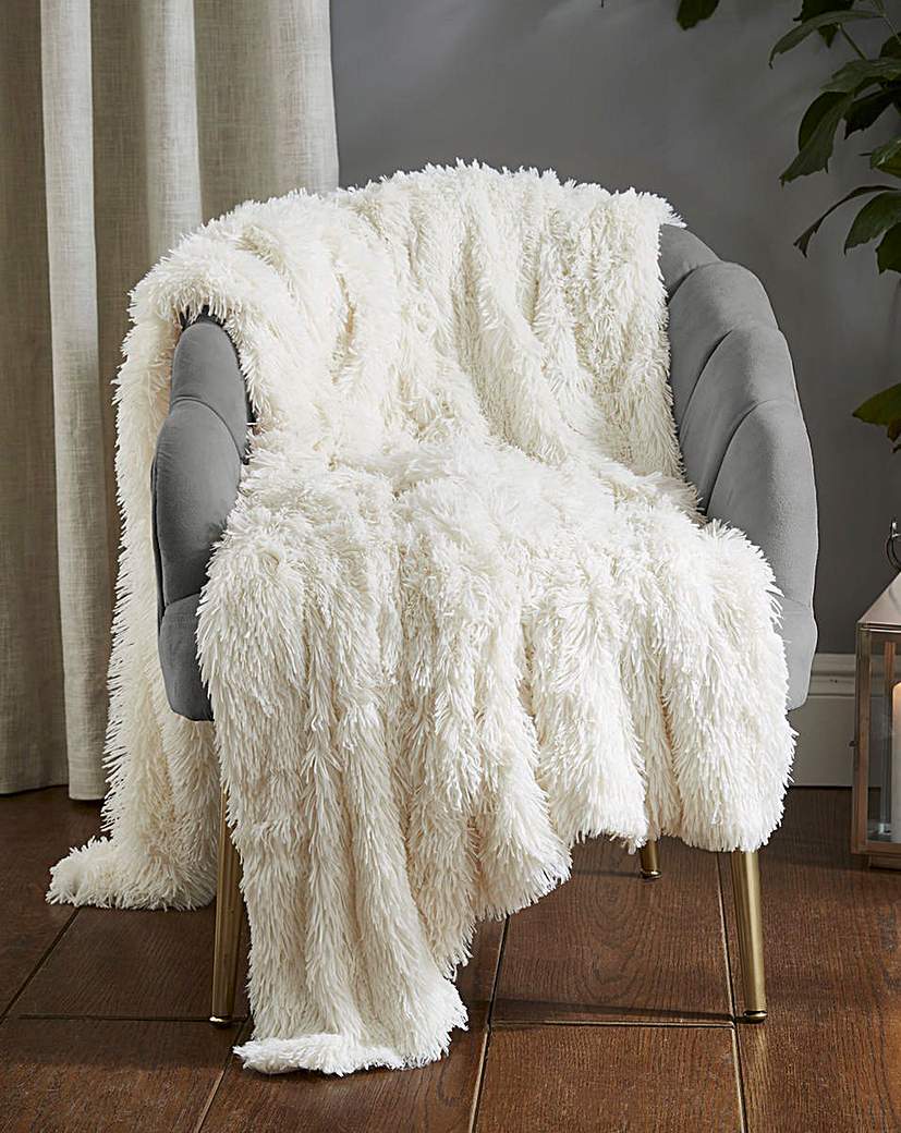 Shaggy Fleece Throw