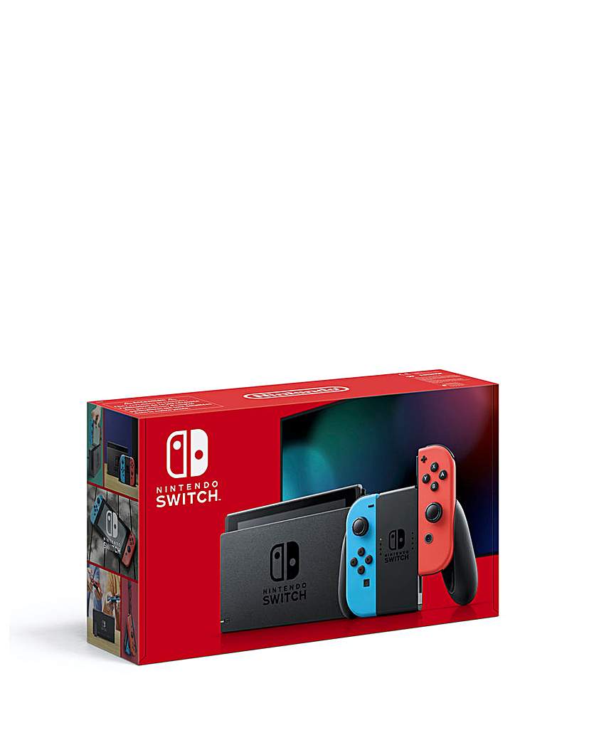 Image of Nintendo Switch Console - Neon Red/Blue