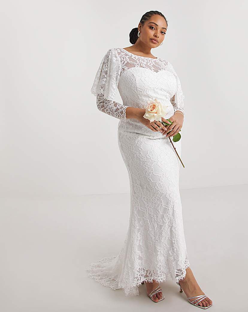 Joanna Hope Dresses For Weddings Joanna Hope Lace Trim Maxi Mink