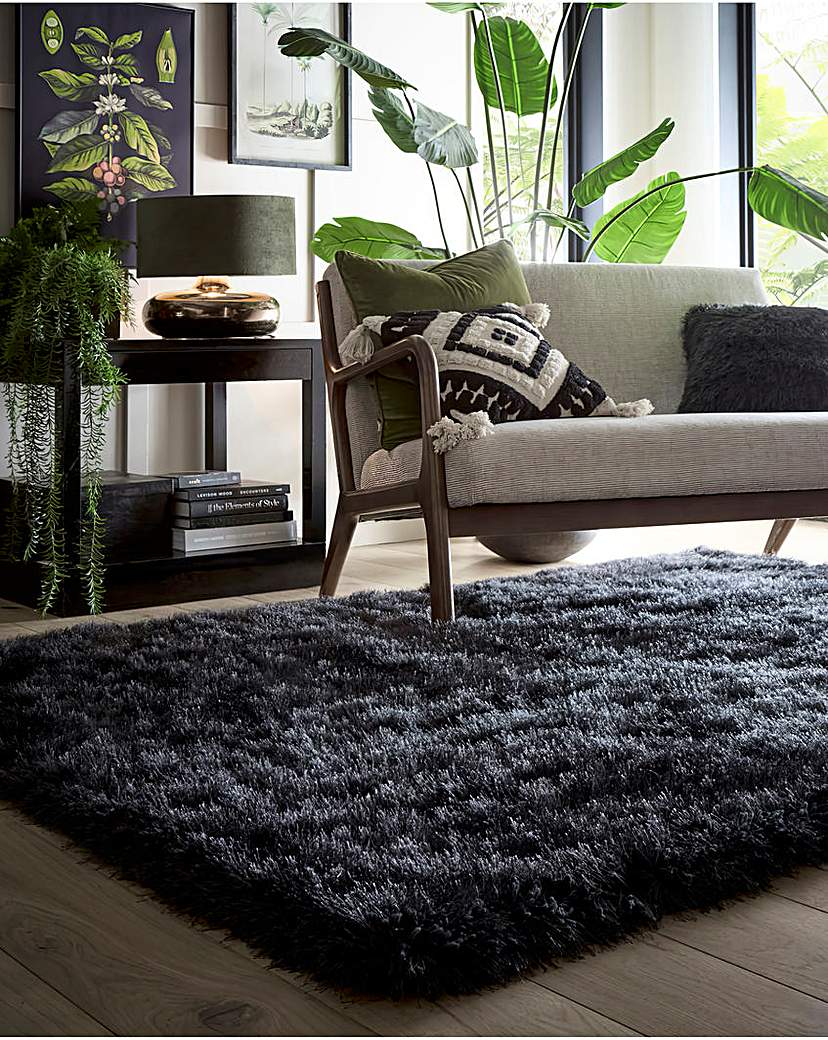 Origins Dark Grey Decadence Rug 60X120