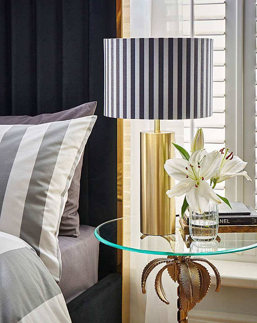 Joanna Hope Striped Table Lamp