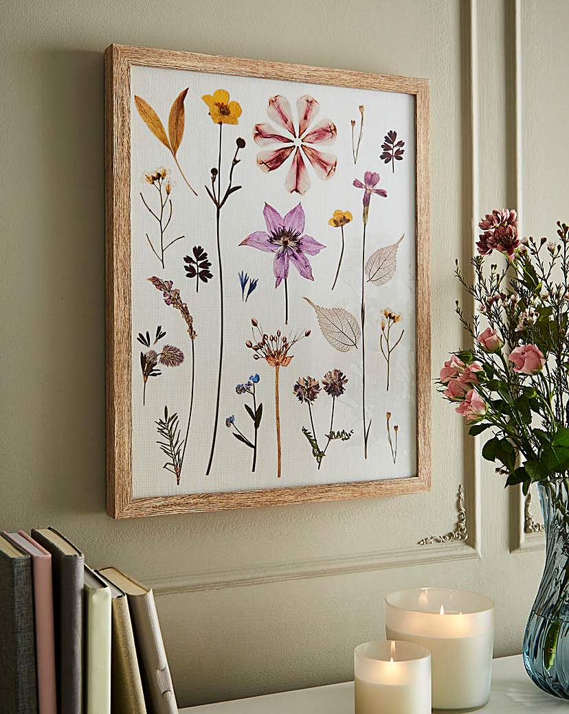 Julipa Pressed Floral Framed Print