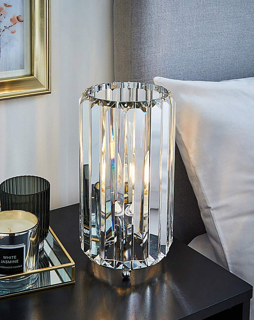 Clear Glass Table Lamp