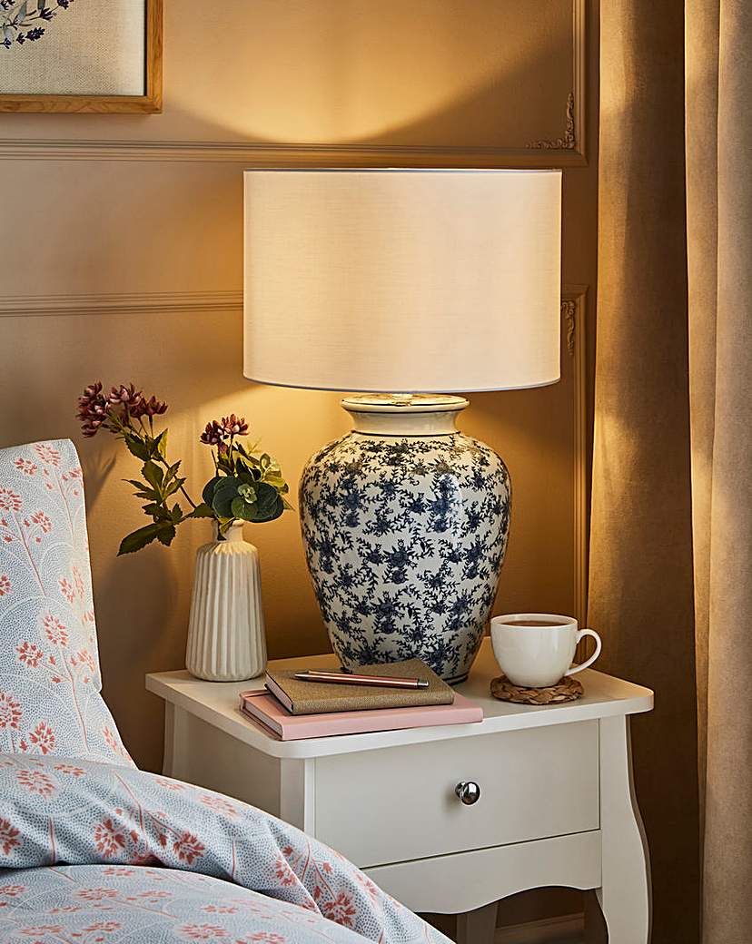 Julipa Ceramic Floral Lamp