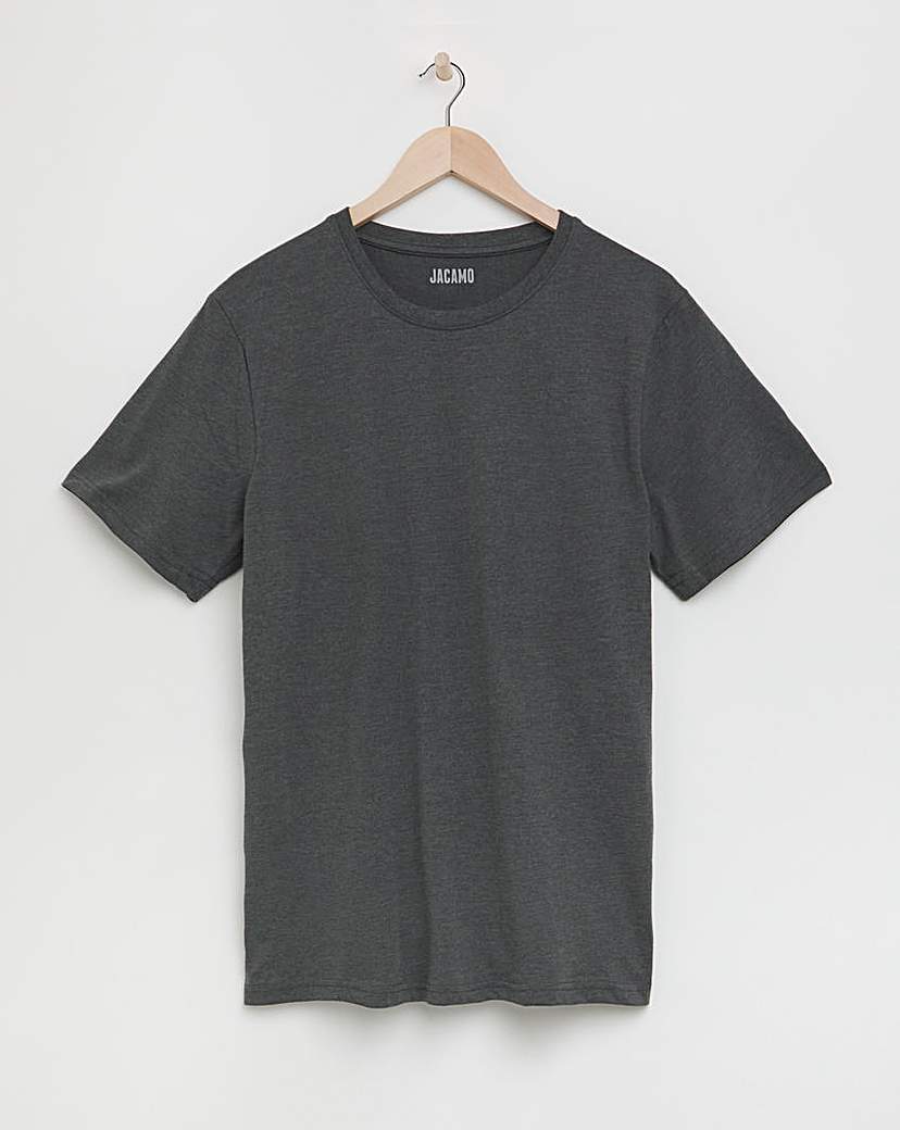 Pure Cotton Crew Neck T-Shirt Long