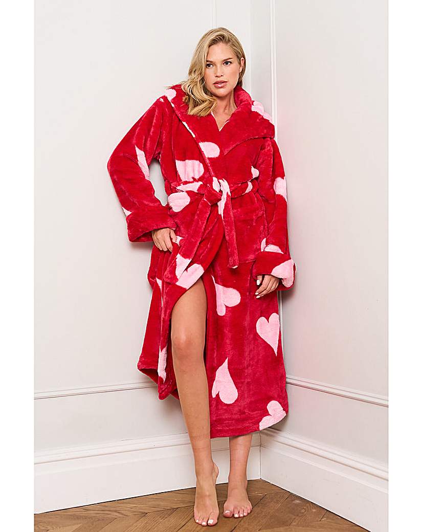 New In - Heart Dressing Gown