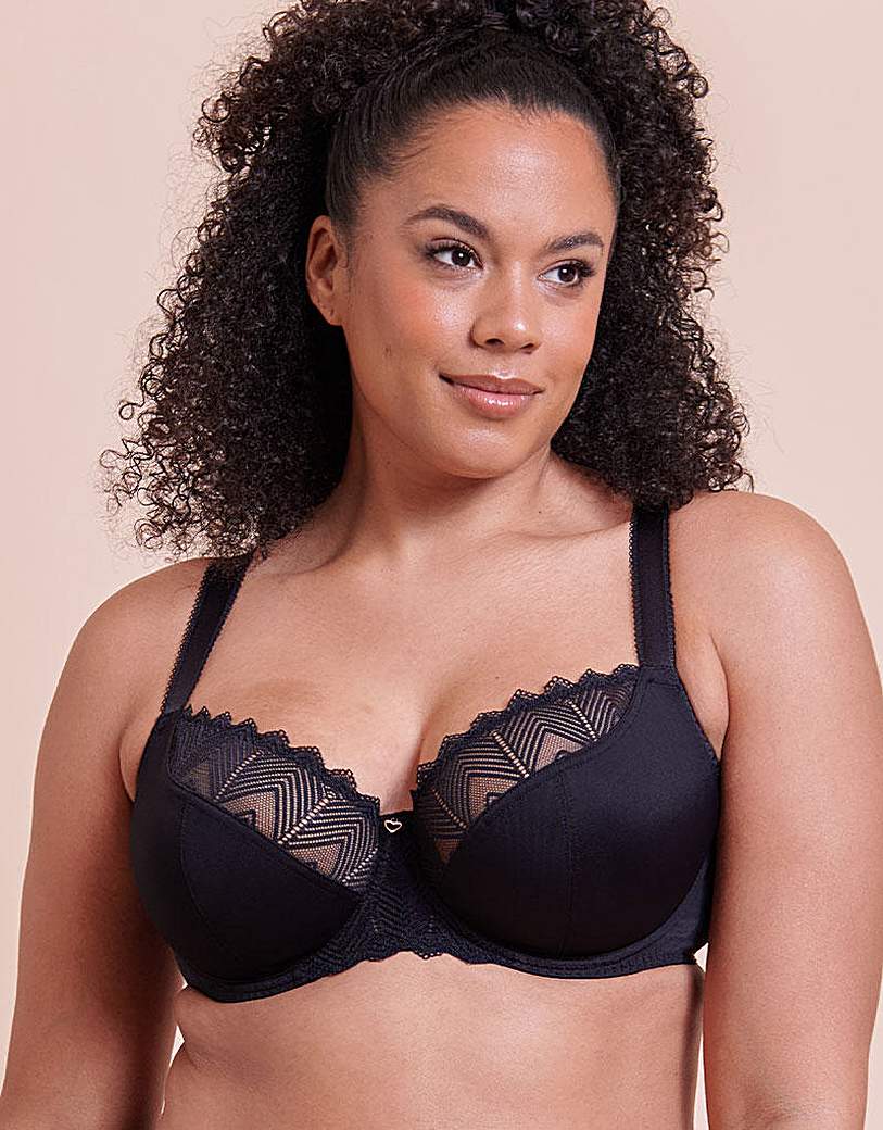 Curvy Kate Black Wild One Balcony Bra - 34Hh