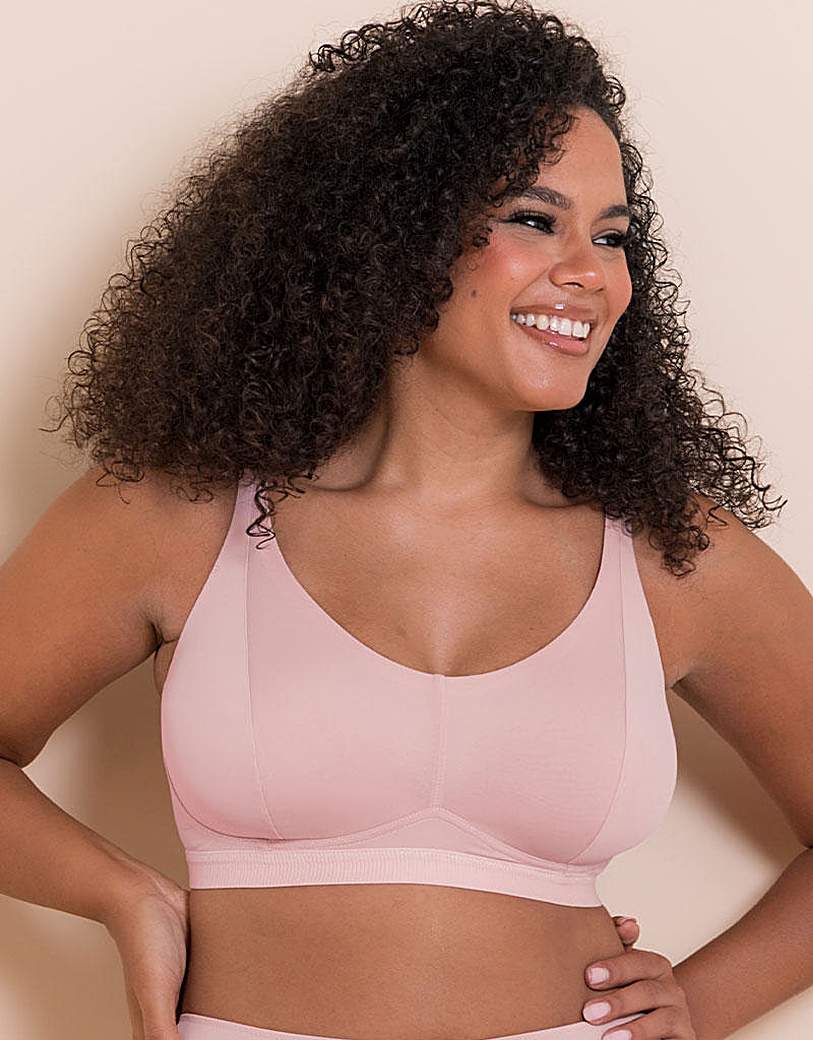 New In - Curvy Kate Zen Non-Wired Bralette Blush