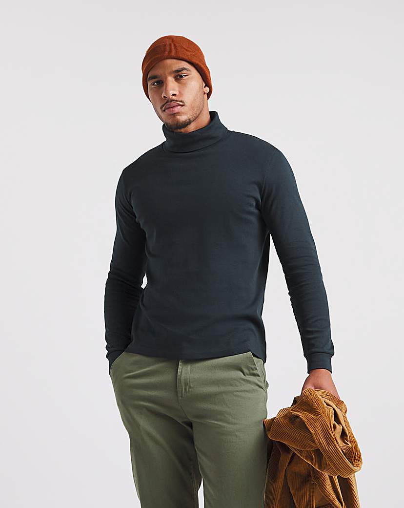 Long Sleeve Jersey Roll Neck