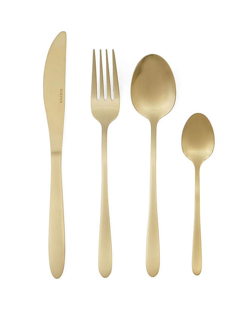 New In - Salter Chiltern 16 Piece Cutlery Set