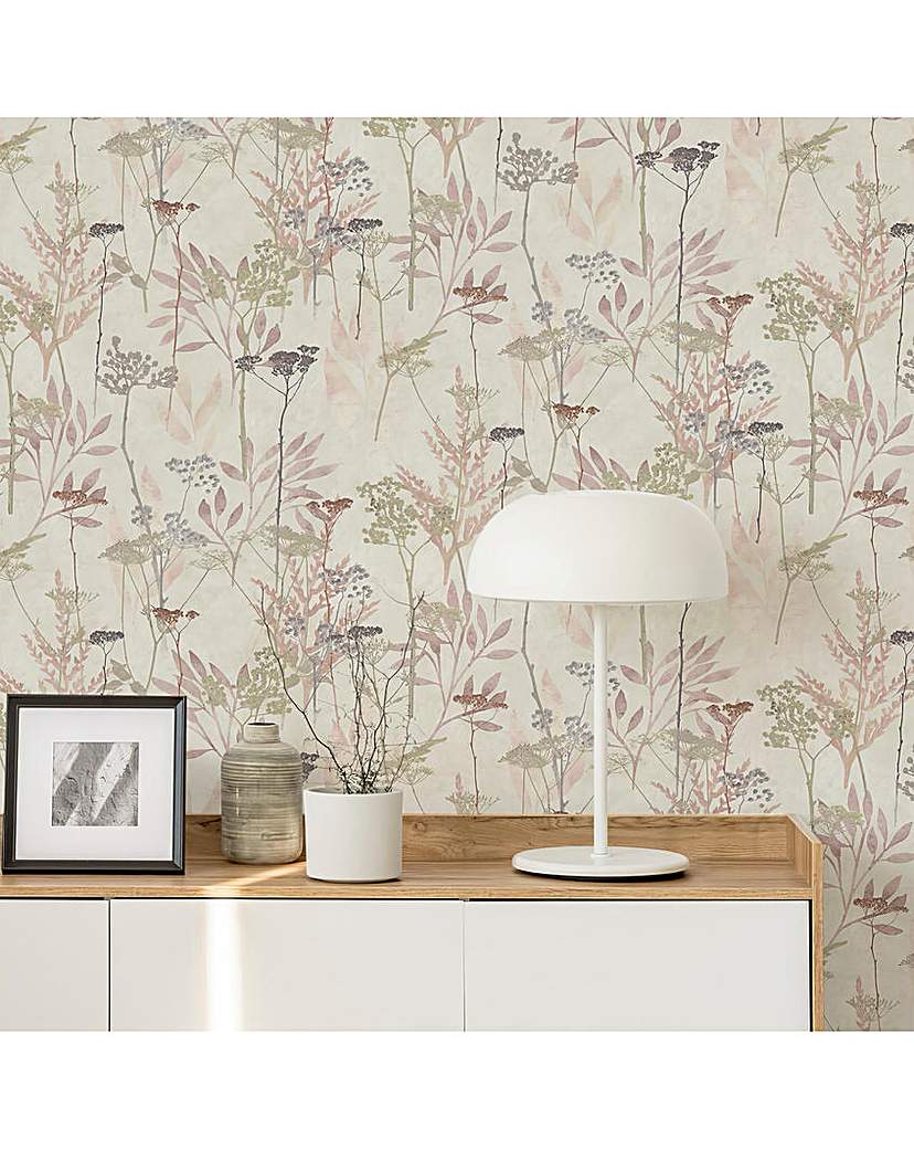 New In - Superfresco Easy Solstice Pink Wallpaper