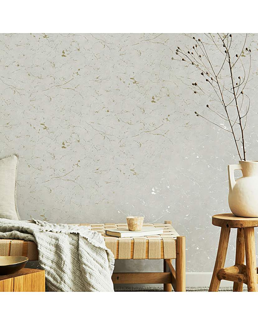 New In - Superfresco Neutral Pale Gold Wallpaper