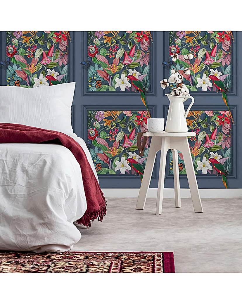 New In - Tropical Paradise Panelled Wallpaper