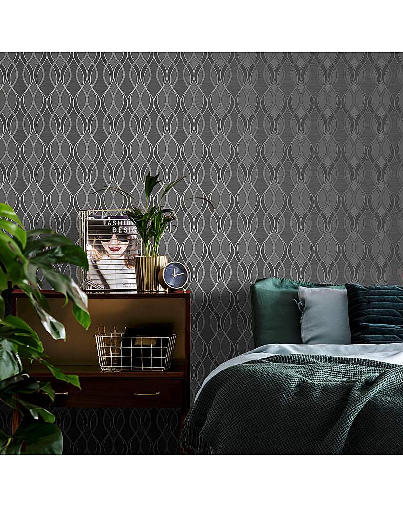 New In - Sublime Charcoal/Silver Wallpaper