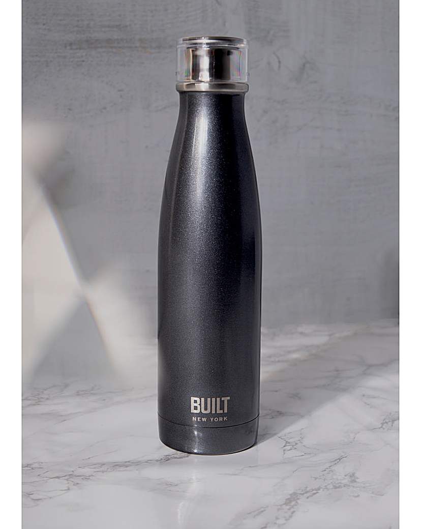 New In - BUILT Hydration Bottle Charcoal