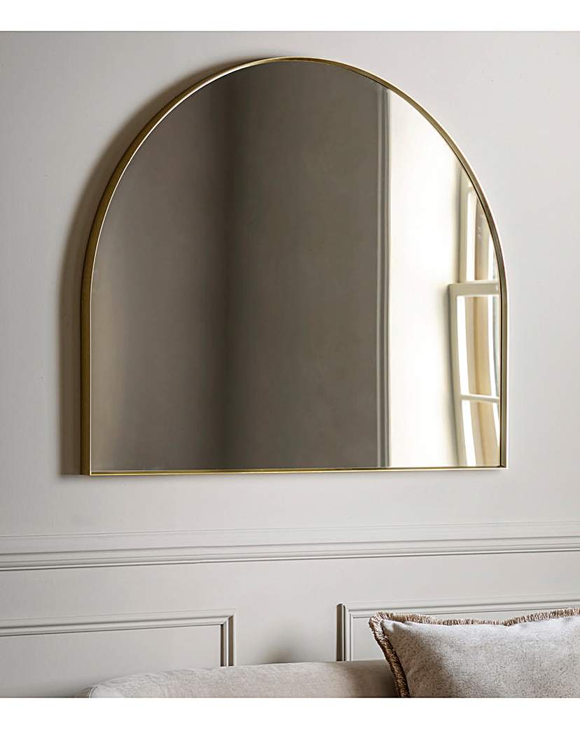 Gallery Overmantle Mirror Gold