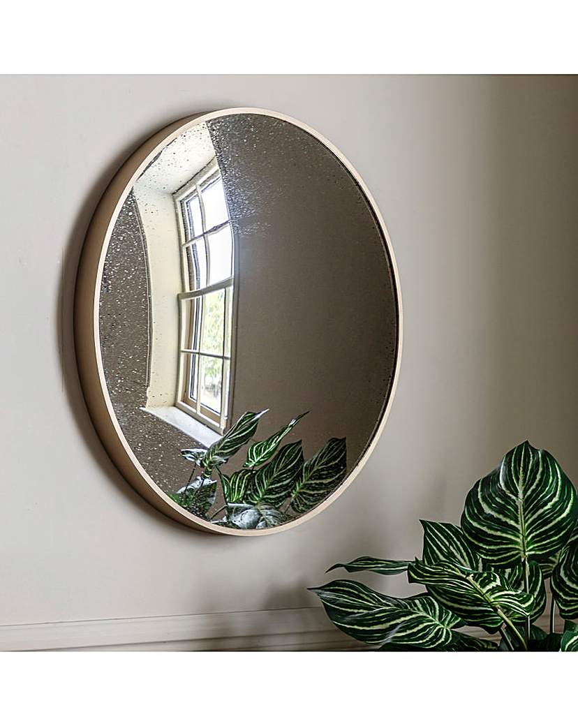 Gallery Convex Round Mirror Bronze