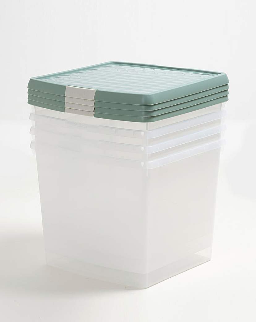 New In - Clip Square Box&Lid Green Milieu 19753/4