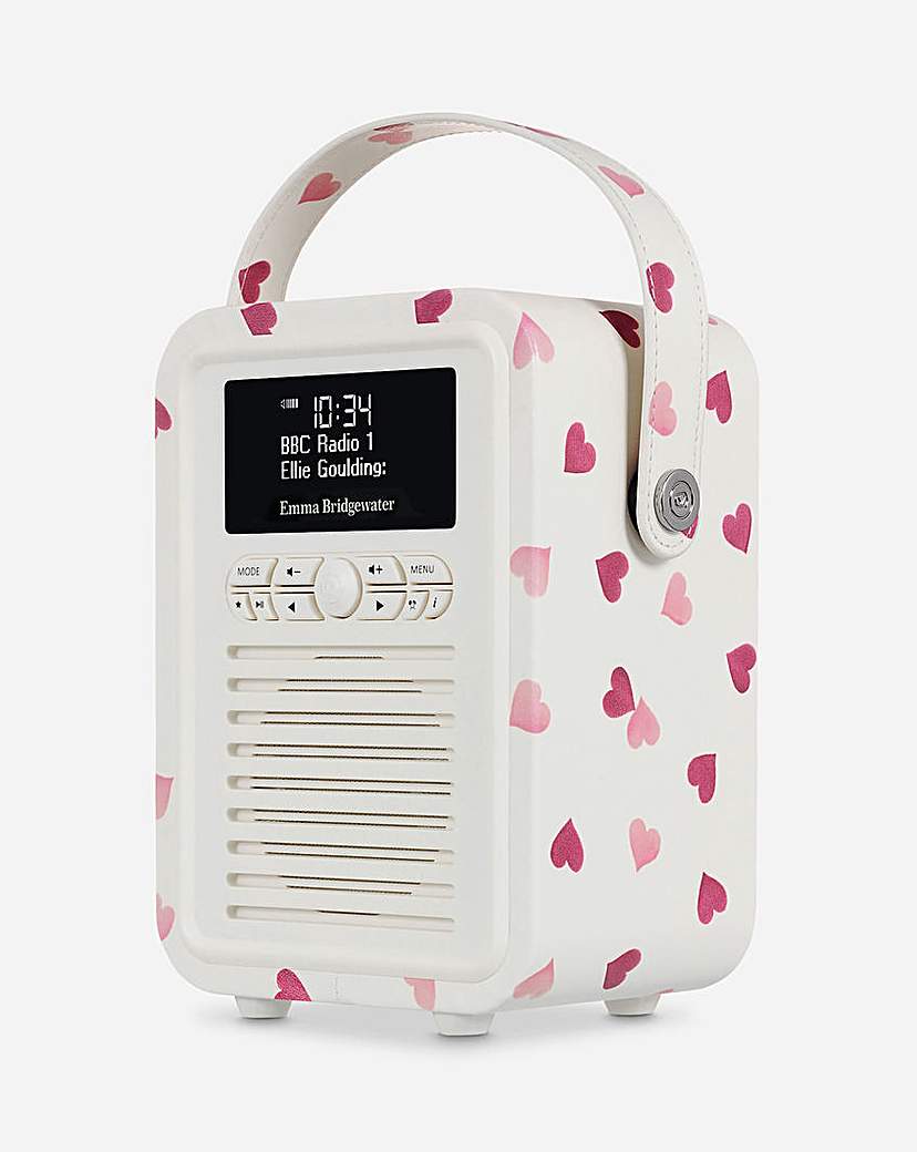 Emma Bridgewater Hearts Retro Mini Radio