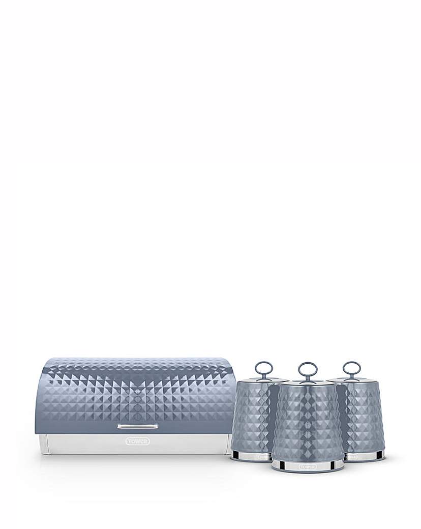 New In - Tower Solitaire Bread Bin & Canister