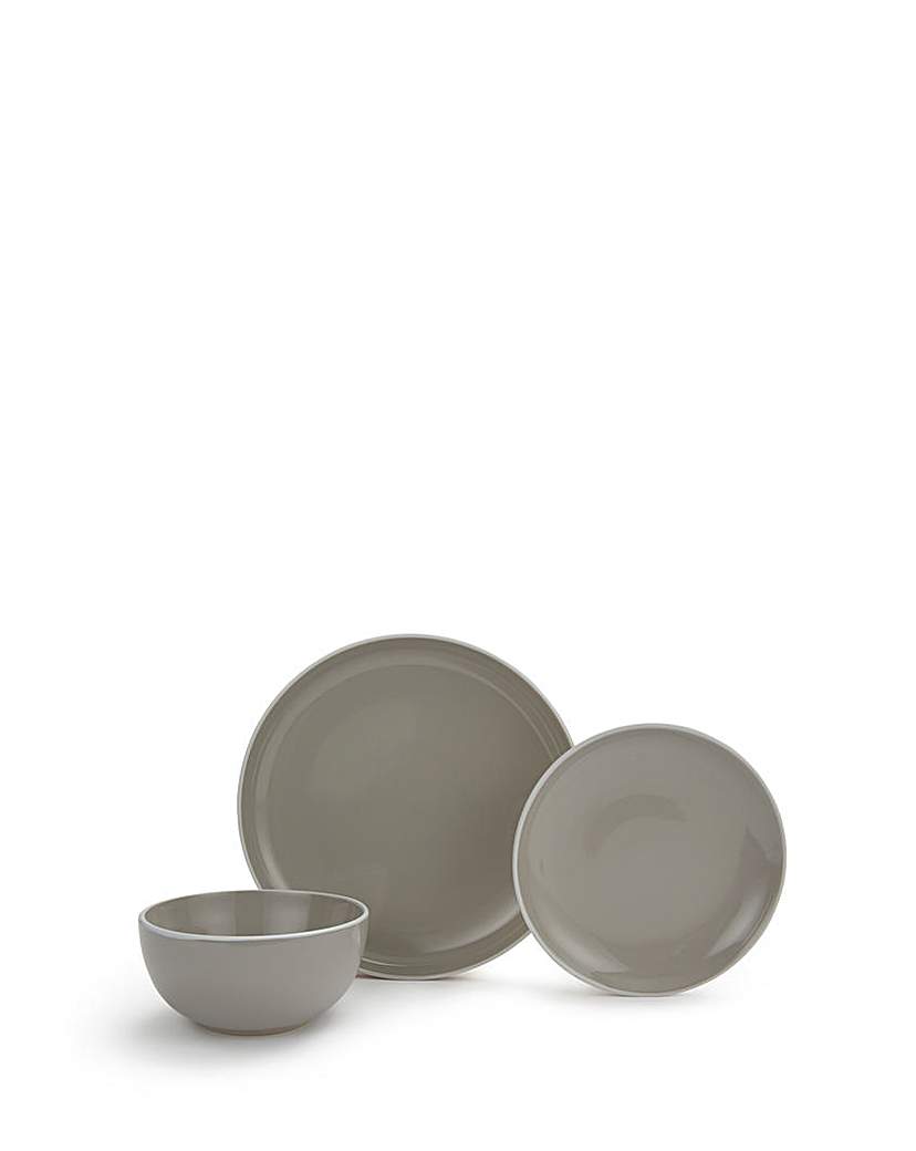 New In - Waterside Grey Coupe 12 Piece Set