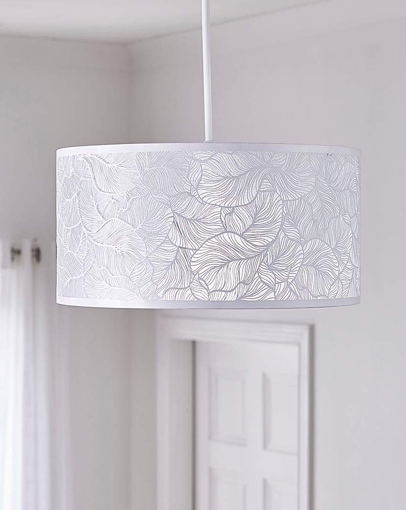 New In - Metal Leaf Pattern Pendant Shade 40cm