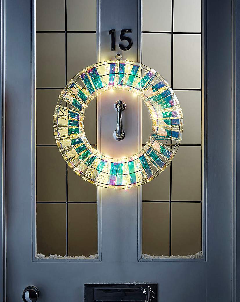 New In - Light Up 45cm Wreath