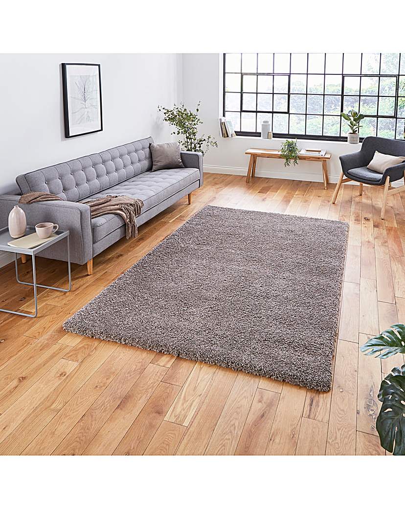 Think Rugs Sierra Plain Shaggy Rug