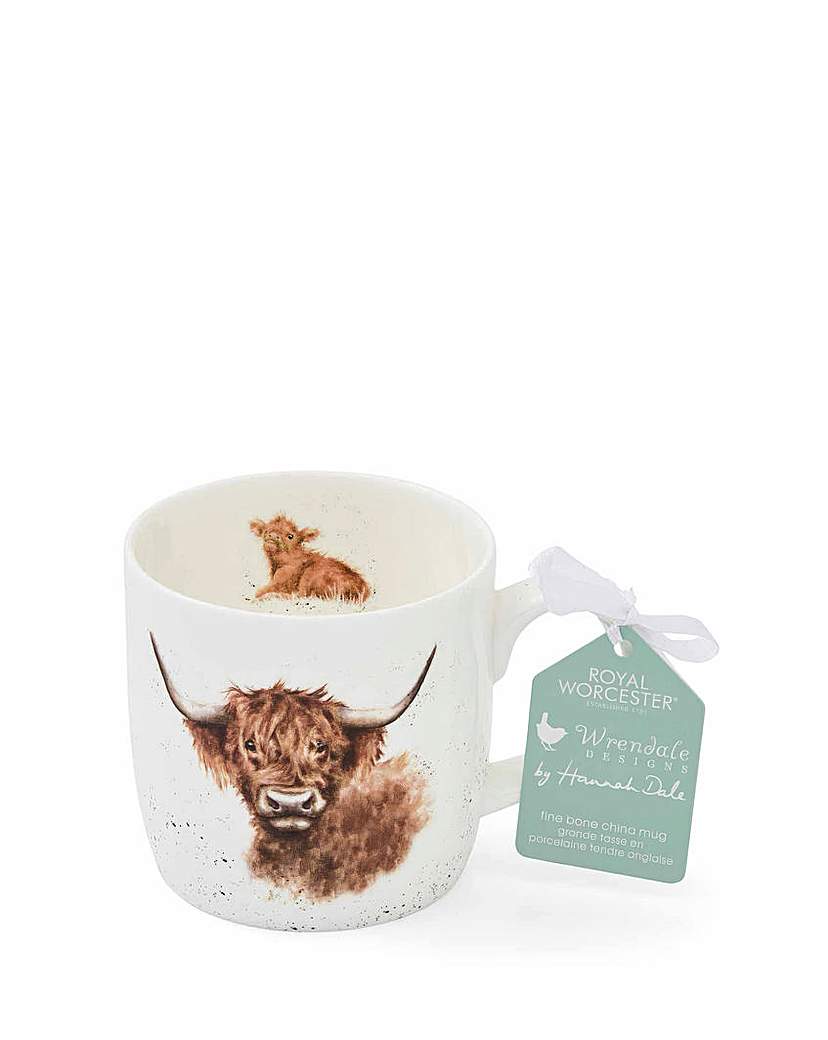 New In - Wrendale Highland Cow Mug